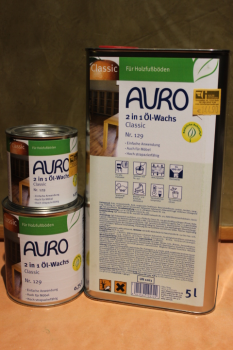 AURO 2 in 1 Öl-Wachs Classic, Nr. 129