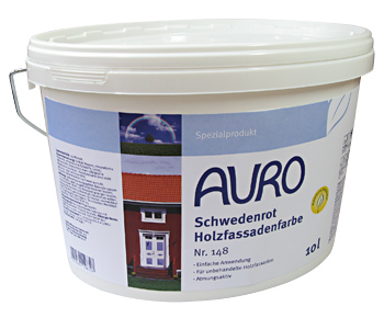 AURO Schwedenrot Holzfassadenfarbe, Nr. 148
