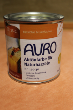 AURO Abtönfarbe für Naturharzöle, Nr. 150-30 Persisch-Rot