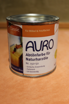 AURO Abtönfarbe für Naturharzöle, Nr. 150-50 Ultramarin-Blau