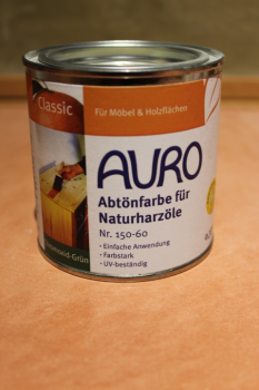 AURO Abtönfarbe für Naturharzöle, Nr. 150-60 Chromoxid-Grün