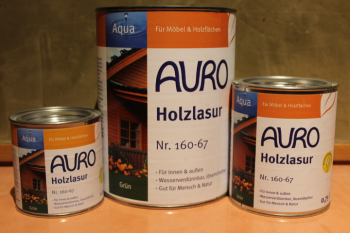 AURO Holzlasur, Aqua, Nr. 160-67 Grün