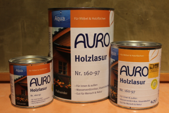 AURO Holzlasur, Aqua, Nr. 160-97 Palisander