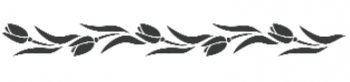 Storch Schablone (einschlägig) 25 12 10 Floral