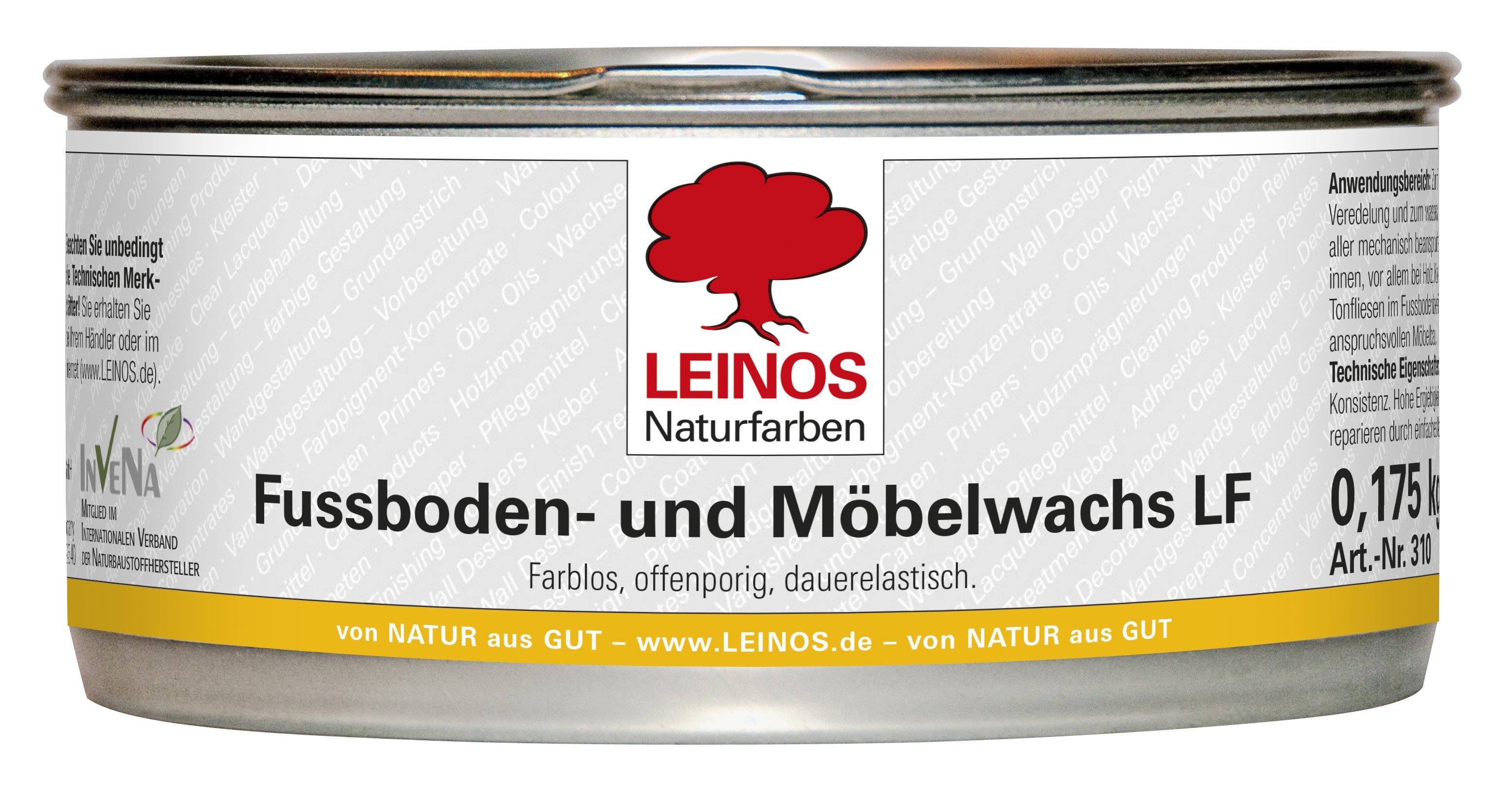 Leinos Fußboden- und Möbelwachs LF 310
