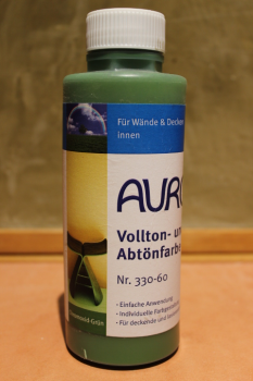 AURO Vollton- und Abtönfarbe, Nr. 330-60, Chromoxid-Grün