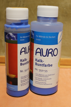 AURO Kalk-Buntfarbe, Nr. 350-55 Lichtblau