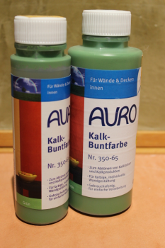 AURO Kalk-Buntfarbe, Nr. 350-65 Grün