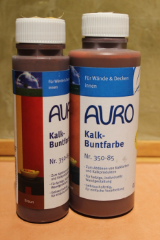 AURO Kalk-Buntfarbe, Nr. 350-85 Braun