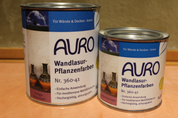 AURO Wandlasur-Pflanzenfarben, Nr. 360-41 Indigo-Rotviolett