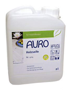 AURO Holzseife, Weiß pigmentiert, Nr. 404 2ltr.