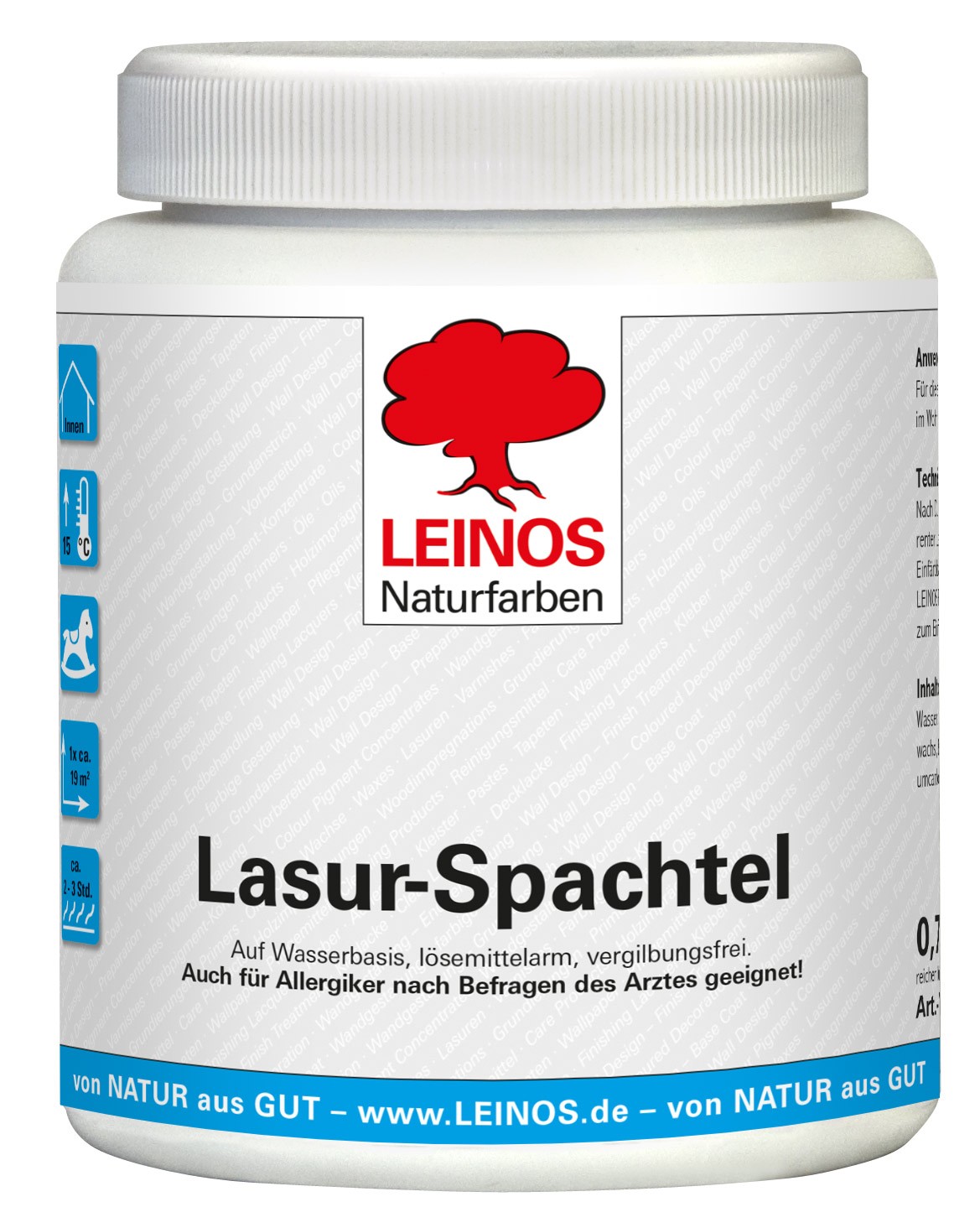 Leinos Lasur-Spachtel 630