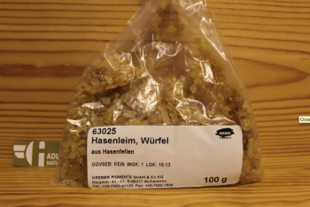 63025 Hasenleim in Würfeln, 1kg
