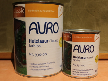 AURO Holzlasur, Classic  Nr. 930-00 farblos