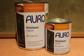 AURO Holzlasur, Classic  Nr. 930-22 Dunkelbraun