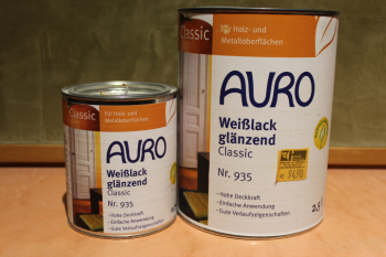AURO Weißlack, glänzend, Classic, Nr. 935