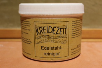 Kreidezeit Edelstahlreiniger 500g - mit Schwamm