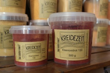 Kreidezeit Pigment Eisenoxidrot 130