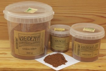 Kreidezeit Pigment Umbra rötlich