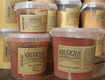 Kreidezeit Pigment Terra di Siena gebrannt