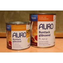 AURO Buntlack, glänzend, Aqua, Nr. 250-37 Persisch-Rot