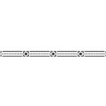 Storch Schablone (einschlägig) 25 11 16 Geometrisch
