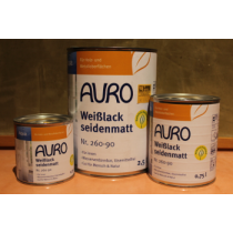 AURO Weißlack, seidenmatt, Aqua, Nr. 260-90 weiß