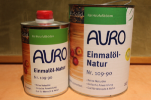 AURO Einmalöl-Natur, weiß pigmentiert, Nr. A109