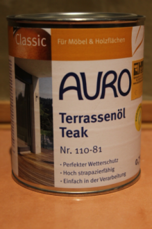 AURO Terrassenöl, Nr. A110-81, Teak