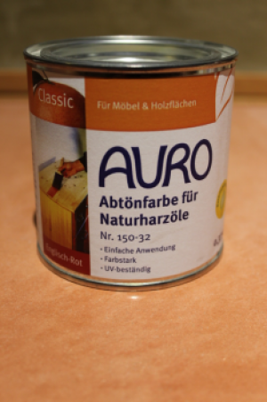 AURO Abtönfarbe für Naturharzöle, Nr. 150-32 Englisch-Rot