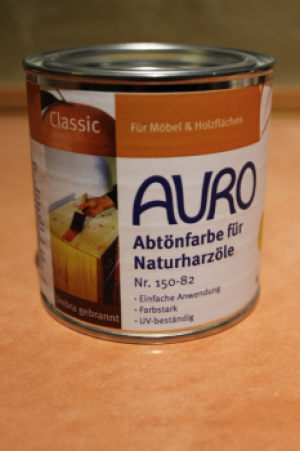 AURO Abtönfarbe für Naturharzöle, Nr. 150-82 Umbra gebrannt