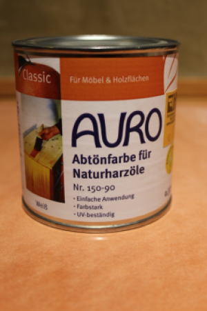 AURO Abtönfarbe für Naturharzöle, Nr. 150-90 Weiß