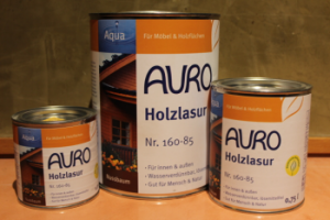 AURO Holzlasur, Aqua, Nr. 160-85 Nussbaum