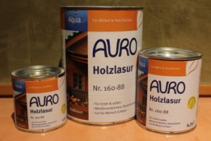 AURO Holzlasur, Aqua, Nr. 160-88 Hellbraun