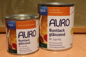 AURO Buntlack, glänzend, Aqua, Nr. 250-65 Grün