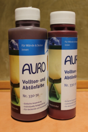 AURO Vollton- und Abtönfarbe, Nr. 330-30, Persisch-Rot
