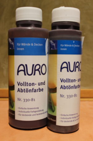 AURO Vollton- und Abtönfarbe, Nr. 330-81, Eisenoxid-Braun