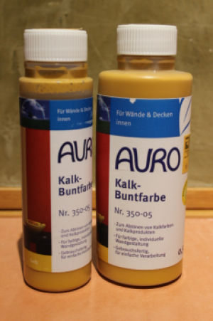 AURO Kalk-Buntfarbe, Nr. 350-05 Gelb