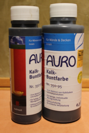 AURO Kalk-Buntfarbe, Nr. 350-95 Anthrazit