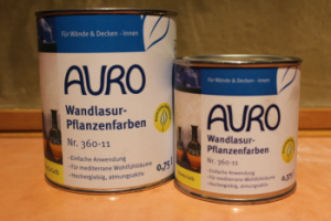 AURO Wandlasur-Pflanzenfarben, Nr. 360-11 Reseda-Gelb