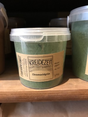 Kreidezeit Pigment Chromoxidgrün