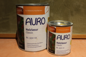 AURO Holzlasur, Classic  Nr. 930-10 Schwarz