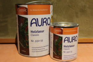 AURO Holzlasur, Classic  Nr. 930-33 Umbra