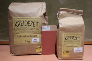 Kreidezeit Vega Lehmstreichputz -rot-