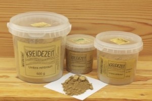 Kreidezeit Pigment Umbra rehbraun