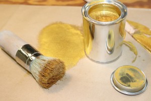 Kreidezeit Standölfarbe -gold- Schlussanstrich vollfett